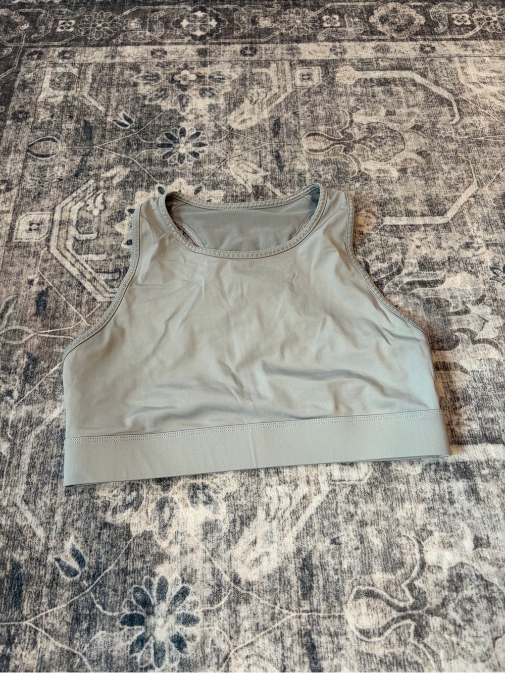 Fabletics Light grey High-Neck Seamless Sports Bra